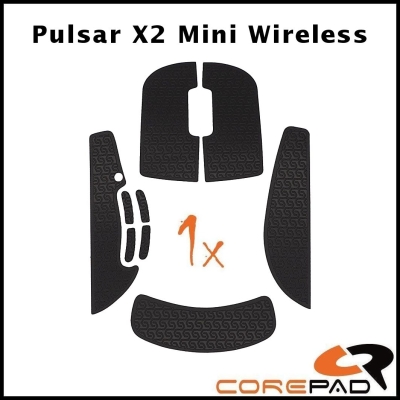 Corepad Soft Grips #792 noir Pulsar X2 Mini Wireless / Pulsar X2V2 Mini Wireless